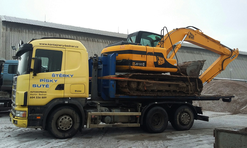 Přeprava stavebních strojů Brno